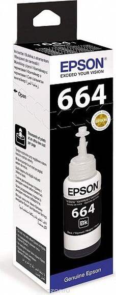 Картридж EPSON T6641, черный [c13t66414a]
