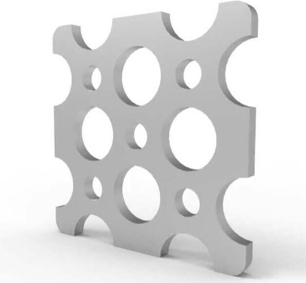 Пластина с отверстиями 6 x 6 TETRIX PRIME (2 шт в упаковке)