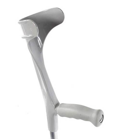 Костыль с опорой под локоть, вариант исполнения: 222KL-Standart (Ergo-Softgrip), серый (костыли)