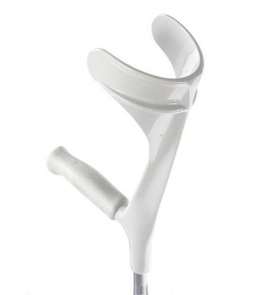 Костыль с опорой под локоть, вариант исполнения: 222KL-Standart (Ergo-Softgrip), серый (костыли)