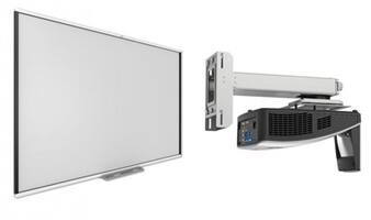 Комплект: интерактивная доска SMART SBM777V с проектором EXD101W и креплением DSM-14Kw
