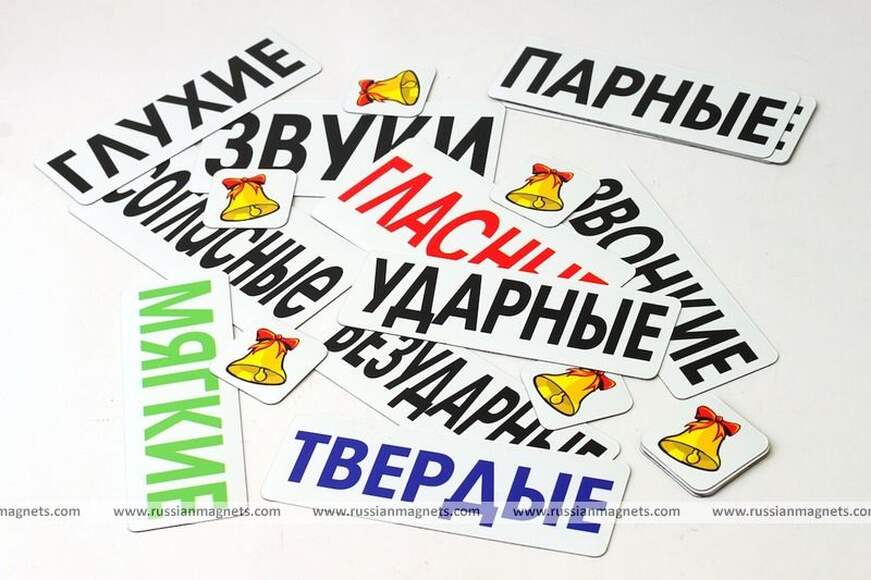 Набор магнитных карточек "Звуки" (Арт. 2028)