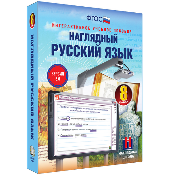 Наглядный русский язык. 8 класс