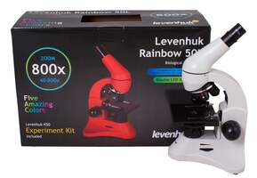 Микроскоп Levenhuk Rainbow 50L, 40–800 крат