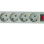 Сетевой фильтр PC PET AP01006-3-G, 3м, серый