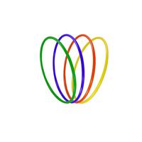 Обруч пластиковый 55 см