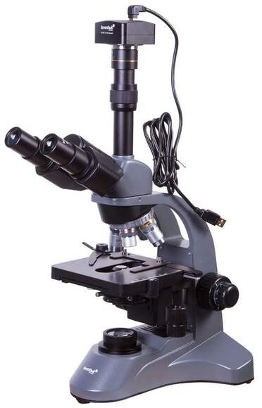 Микроскоп цифровой Levenhuk D740T, 5,1 Мпикс, тринокулярный, 40–2000 крат.