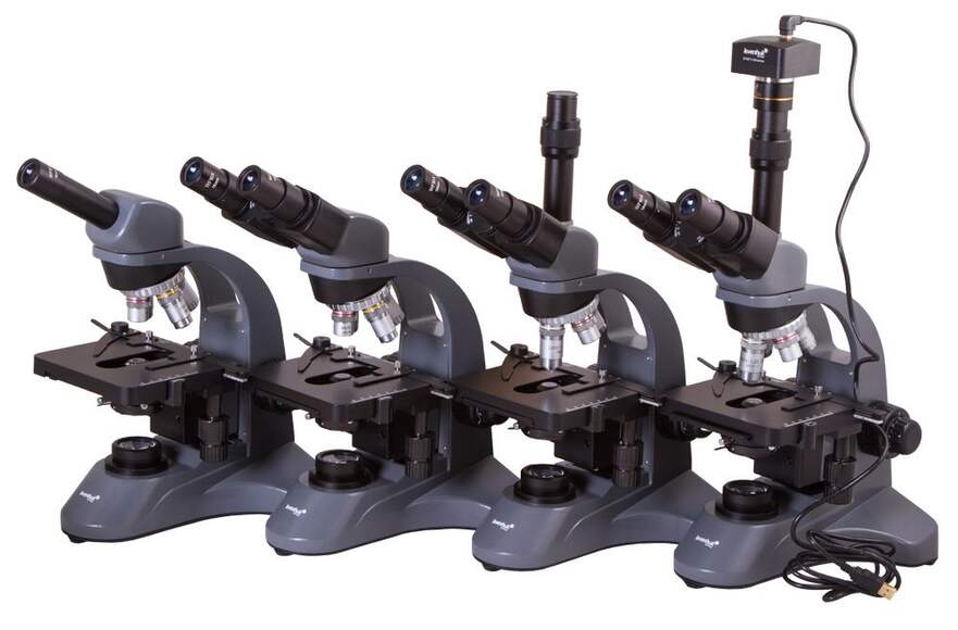 Микроскоп цифровой Levenhuk D740T, 5,1 Мпикс, тринокулярный, 40–2000 крат.