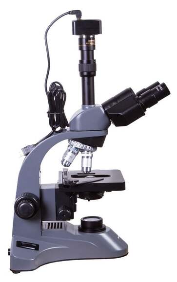 Микроскоп цифровой Levenhuk D740T, 5,1 Мпикс, тринокулярный, 40–2000 крат.