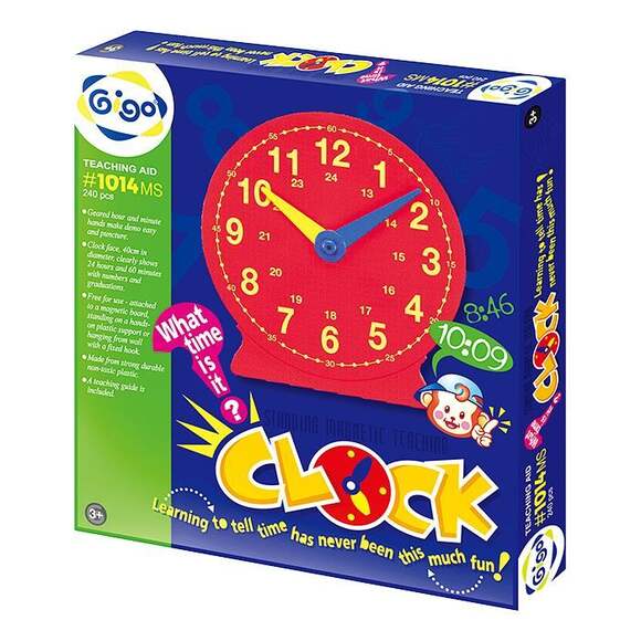 Обучающий набор STANDING MAGNETIC TEACHING CLOCK / Большие часы, 3+