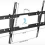 Кронштейн для телевизора Holder LCD-T6628-B, 32-70", настенный, наклон,  черный