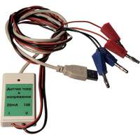 Цифровой USB-датчик тока и напряжения  комбинированный (диапазон ±0,2А /±10В)