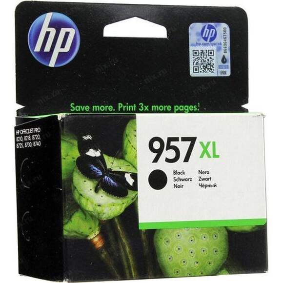 Картридж HP 957XL, черный [l0r40ae]