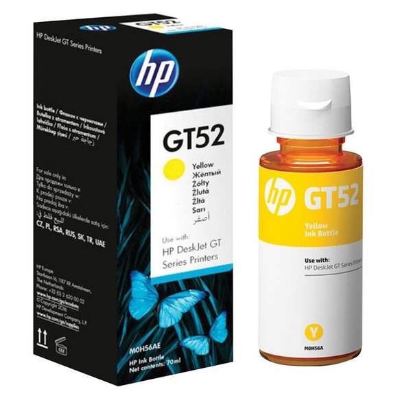 Картридж HP GT52, желтый [m0h56ae]
