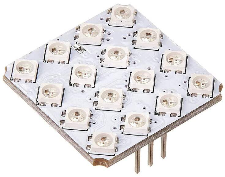 Светодиодная RGB матрица 4*4 (Troyka-модуль)