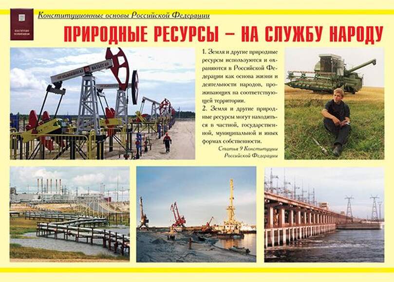 Конституционные основы Российской Федерации – 11 плакатов. Формат А-3.