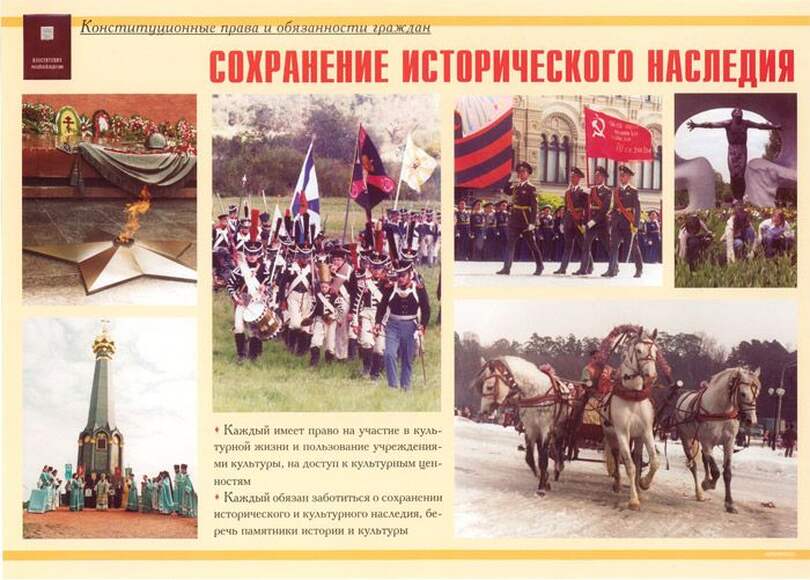 Конституционные права и обязанности граждан – 11 плакатов. Формат А-3.