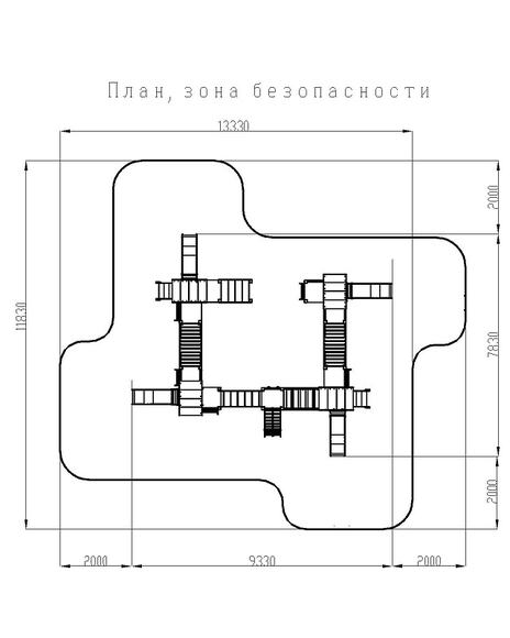 В гостях у сказки горка пластиковая (Н = 900) - ДИК 1.05.01-30
