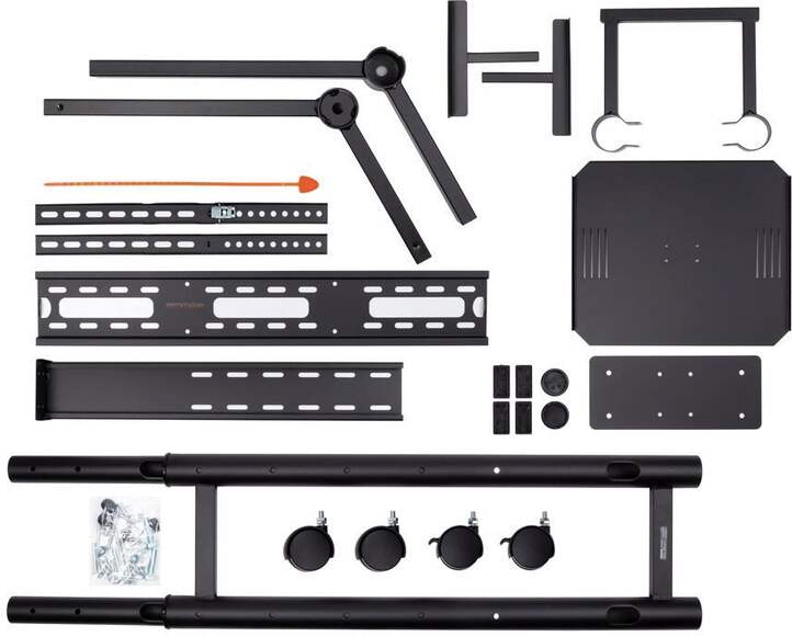 Подставка для телевизора Arm Media PT-STAND-8, 32-80", напольный, фиксированный, черный