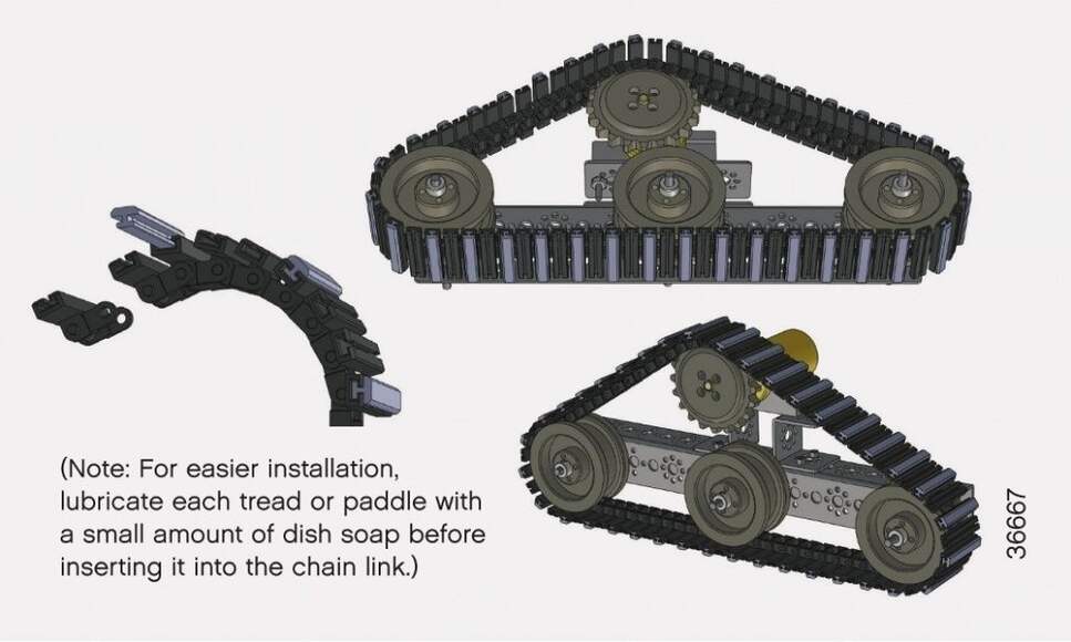 Звенья цепи Tank Tread TETRIX MAX