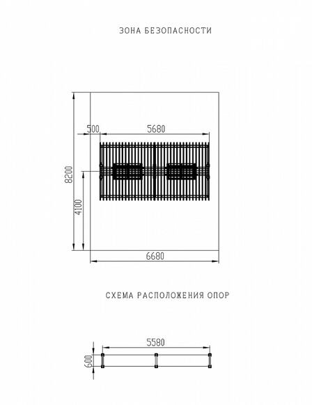 Пергола с диваном - МФ 78.04.02-И1 (с поликарбонатом)