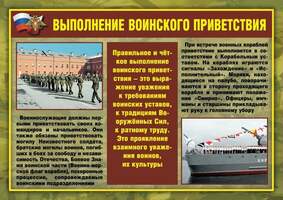 Воинские ритуалы  (10 плакатов размером 41х30 см)