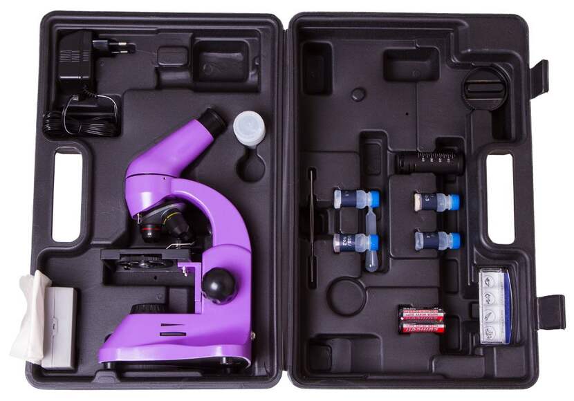 Микроскоп Levenhuk Rainbow 50L PLUS Amethyst\Аметист
