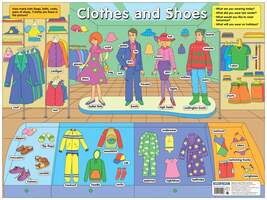 Одежда и обувь. Clothes and Shoes. Наглядное пособие по английскому языку