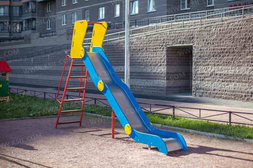 004205 - Горка нерж. H площадки=2,0м