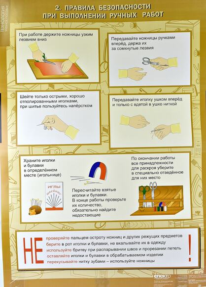 Технология. Обслуживающий труд 10 таблиц+CD