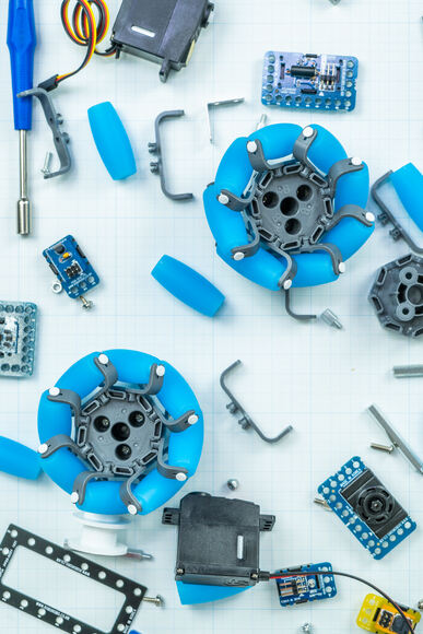 Robo kit DIYGO Мобильный робот с колесами всенаправленного движения