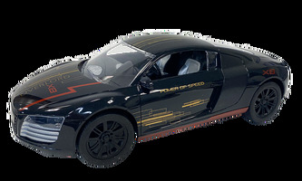 Автомобиль РУ НОРДПЛАСТ арт.9/0013, свет.фары, 1:16, черный