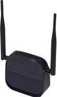 Беспроводной роутер D-LINK DSL-2750U,  ADSL2+,  черный [dsl-2750u/r1a]