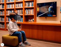 Программно-аппаратный VR комплекс для библиотек PolyVR-V1 стандарт