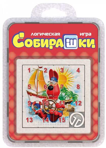 Логическая игра "Собирашки" (Заяц)