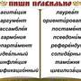 Словарные слова  (5-11 кл), Комплект таблиц, 10 таблиц,  размером 50х70 см