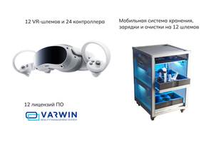 Комплект для класса виртуальной реальности VR12/4EVST128