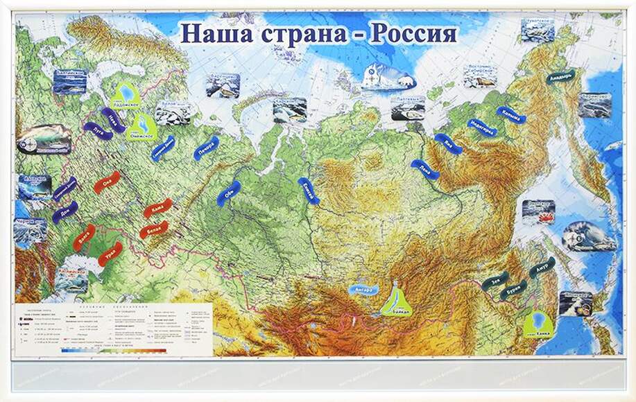 Набор магнитных карточек "Реки и моря" (Арт. 2082)