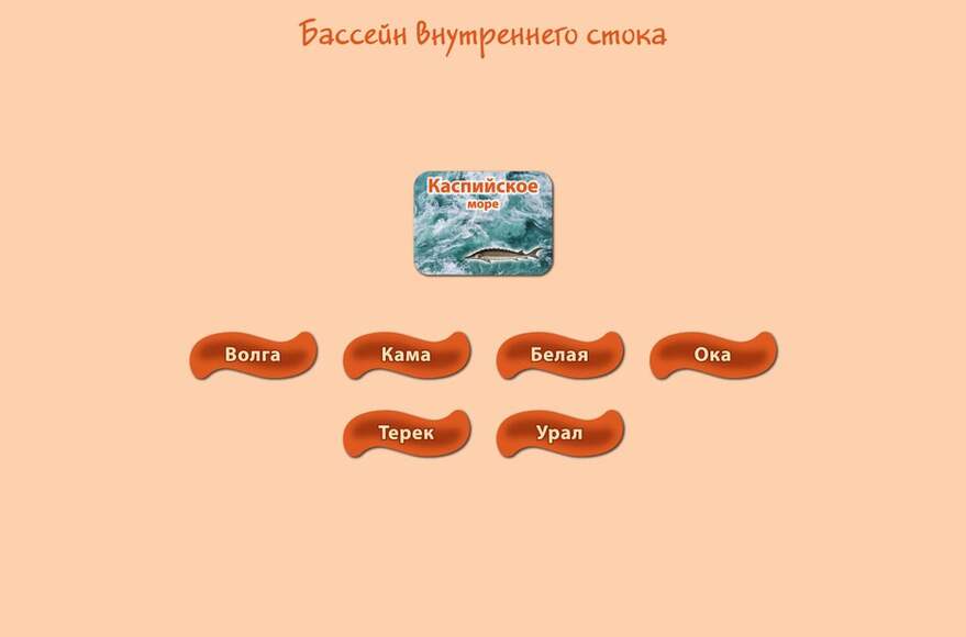 Набор магнитных карточек "Реки и моря" (Арт. 2082)