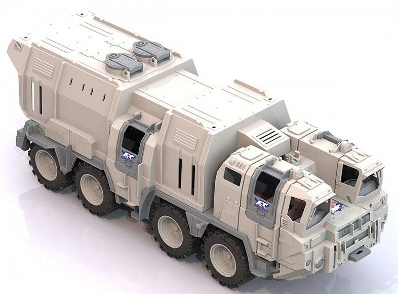 Военный тягач "Арктика" с кунгом