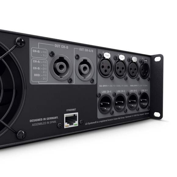 DSP 45 K - 4-канальный усилитель мощности с DSP