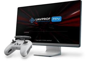 UAVProf Drone Simulator: АЭРОГОНКА Симулятор для ручных полетов                                     