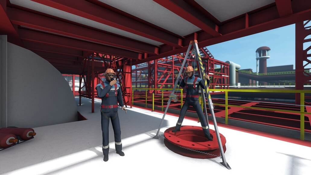 VR-Тренажёр Работы на высоте зимой. Применение СИЗ при работе на высоте зимой