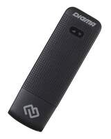 Модем DIGMA Dongle DW1961-BK 3G/4G, внешний, черный