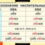 Таблицы Числительное и местоимение 14 шт.