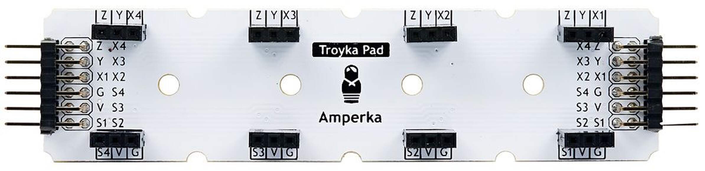 Модуль для электронного конструктора Troyka Pad 1*4 (Troyka-модуль)