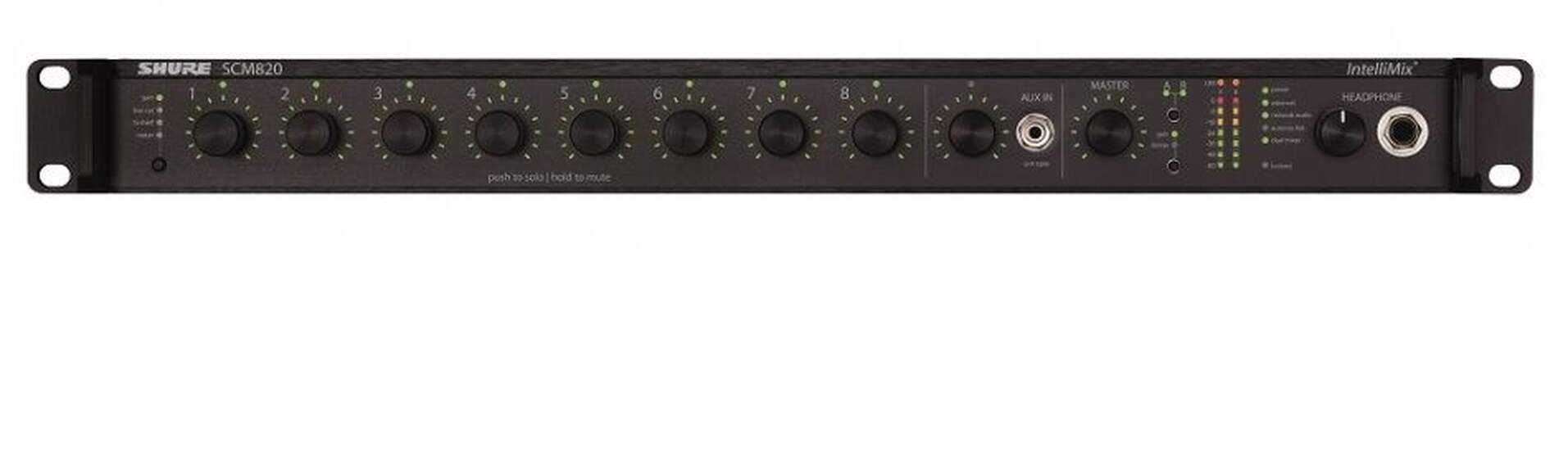 SCM820E 8-ми канальный цифровой автоматический микрофонный микшер SHURE