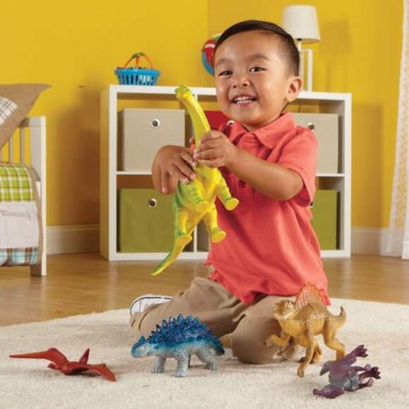LER0837 "Развивающая игрушка Эра динозавров.Часть 1"  (5 элементов)