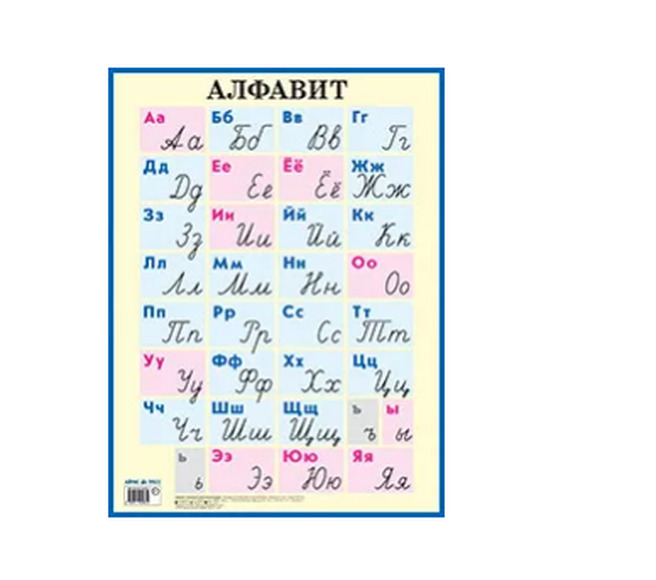 Алфавит. Печатные и рукописные буквы. Наглядное пособие для начальной школы