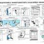 Комплект плакатов «Отделочные работы». 30 плакатов, размер 60x90см., цветные, ламинированные